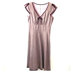 Cap sleeved tweed tea dress by Rebecca Taylor